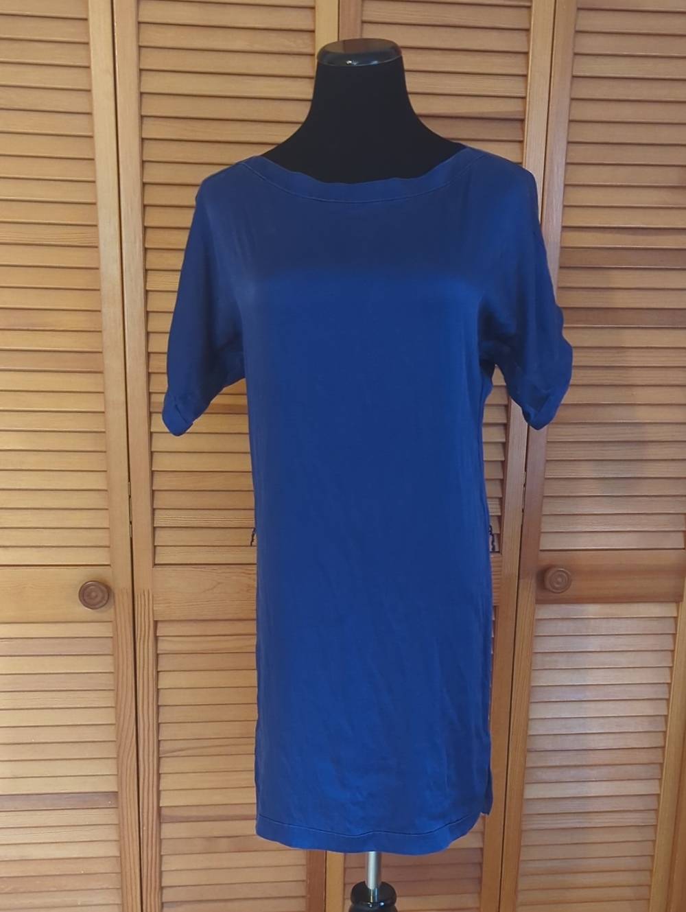 Diane Von Furstenberg Silk Dress Blue Giselle Dress Size 0 Authentic DVF Dress